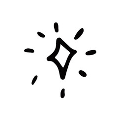 キラキラ　手書き