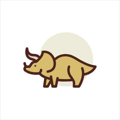 rhino vector illustration