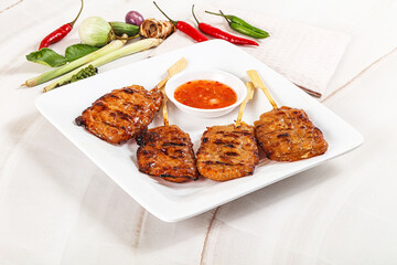 Thai Street foof pork satay