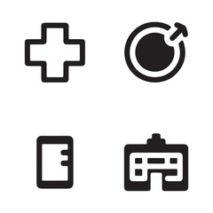 Hospital and medical health care editable stroke outline icons set isolated on white background flat vector illustration Medical Exam, Medicine, Hospital, Doctor, Medical Insurance, Insurance, Nurse.
