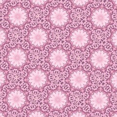 Fabric pattern, abstract flowers