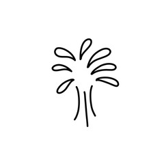 new year party fireworks doodle