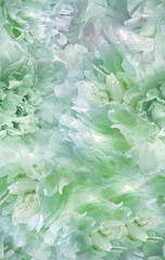 Seamless floral background. Flowers and petals. Close up.