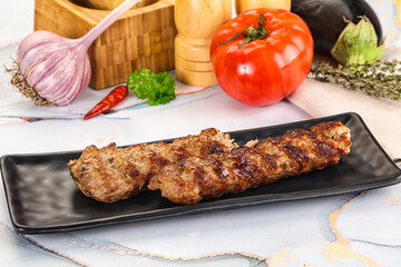 Beef kebab minced meat shashlik