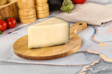 Sheep hard cheese Caprino Romano