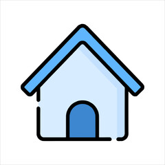 home icon on a white background