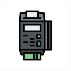 vector illustration of a digital tablet pc