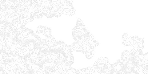 The vector topo map creative discovery White wave spiral grid stripe line map topography. vector geographic contour mounted map discovery location background.	
