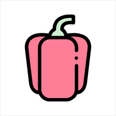 vector illustration of a tomato