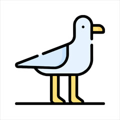 vector illustration of a bird