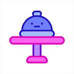 vector illustration of a modern lamp