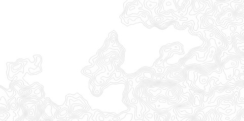 Fototapeta premium The location modern vector topo map creative discovery White wave spiral grid stripe line map topography. vector geographic contour mounted map discovery background. 