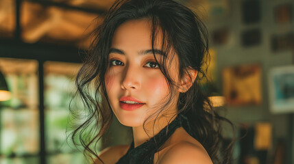 Obraz premium portrait of a beauty asian 