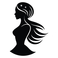 silhouette of a girl