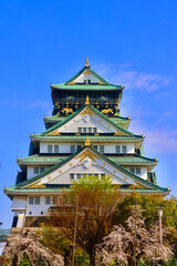 Obraz premium 大阪城・春（大阪府・大阪市）