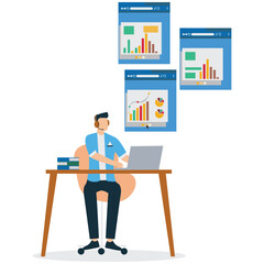 Freelancer Working Remotely