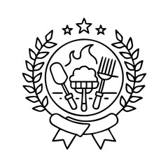 baking tray icon, baking tray line art - simple line art of baking tray, perfect for baking tray logos and icons