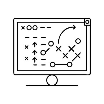 recommend clip art: board game strategy chart icon, board game strategy chart line art - simple line art of board game strategy chart, perfect for board game strategy chart logos and icons