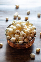 Makhana, also known as fox nuts, is a nutritious, low-calorie snack rich in protein, fiber, and...
