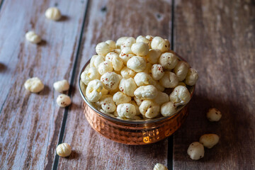 Makhana, also known as fox nuts, is a nutritious, low-calorie snack rich in protein, fiber, and...