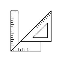 carpenter s square icon, carpenter s square line art - simple line art of carpenter s square, perfect for carpenter s square logos and icons