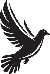 A Pigeon Vector Art Illustration EPS File
