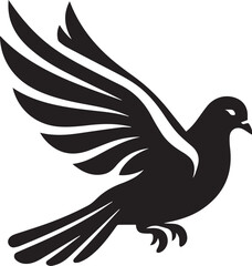 A Pigeon Vector Art Illustration EPS File

