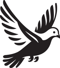 A Pigeon Vector Art Illustration EPS File
