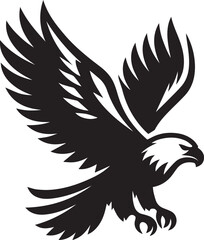 A Eagle Vector Art Illustration EPS File
