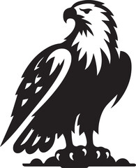Beautiful Black Eagle Vector Silhouette Art This Is An Editable And Printable Vector Eps File

