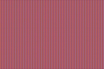 Czerwono-biały wzór kratki przypominający tkaninę gingham, klasyczny motyw dekoracyjny w stylu retro