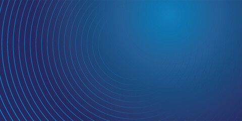 Bright blue dynamic abstract vector background with diagonal stripes. Fast moving soft circle wave lines decoration.
