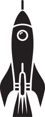 Beautiful Black Rocket Vector Silhouette Art This Is An Editable And Printable Vector Eps File
