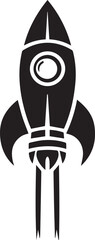A Rocket Vector Art Illustration EPS File
