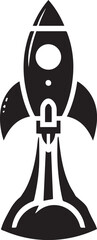 A Rocket Vector Art Illustration EPS File
