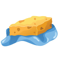 illustration of cleaning equipment