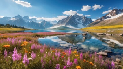 "Blossoming Spring Flowers"