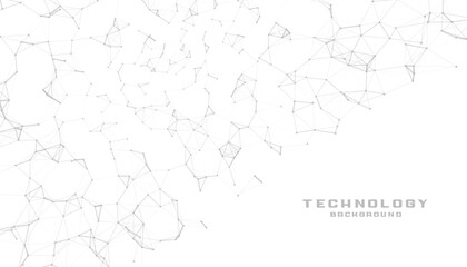 abstract polygonal shape techno background for cyber security