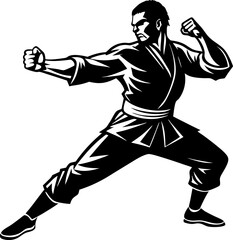 martial arts karate, martial  arts silhouette