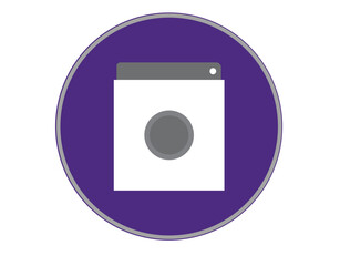 Laundry Cycle Washing Machine Icon