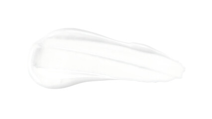 Fototapeta premium smear of white paste isolated on white background PNG