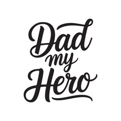 father's day typography vector illustration