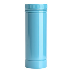 Light Blue Plastic Jar Packaging Mockup