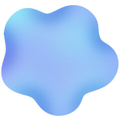 Minimalist gradient noise effect shape drawing