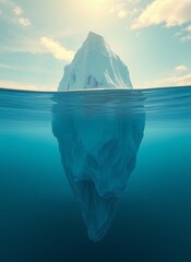 Sublime Ocean Depth - Iceberg Perspective