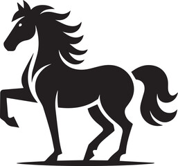 A Horse Vector Art Illustration EPS File
