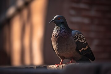 pigeon on a fence