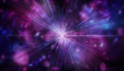Obraz premium vivid cosmic explosion abstract background for web design, branding, and print media with purple, blue, and pink radial light burst graphic