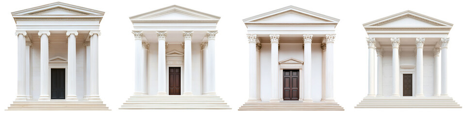 Fototapeta premium Classical architectural facades of historical buildings