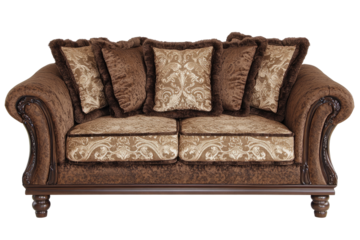 Elegant Sofa with Decorative Cushions